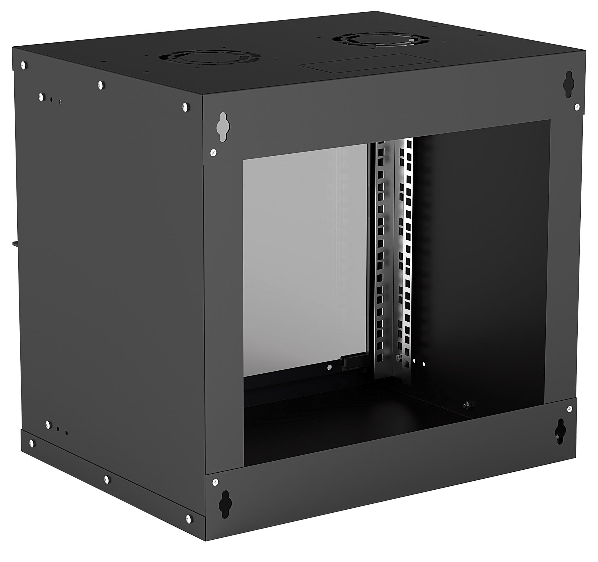Intellinet 714174 Armoire murale 9U 54/40 noire plate