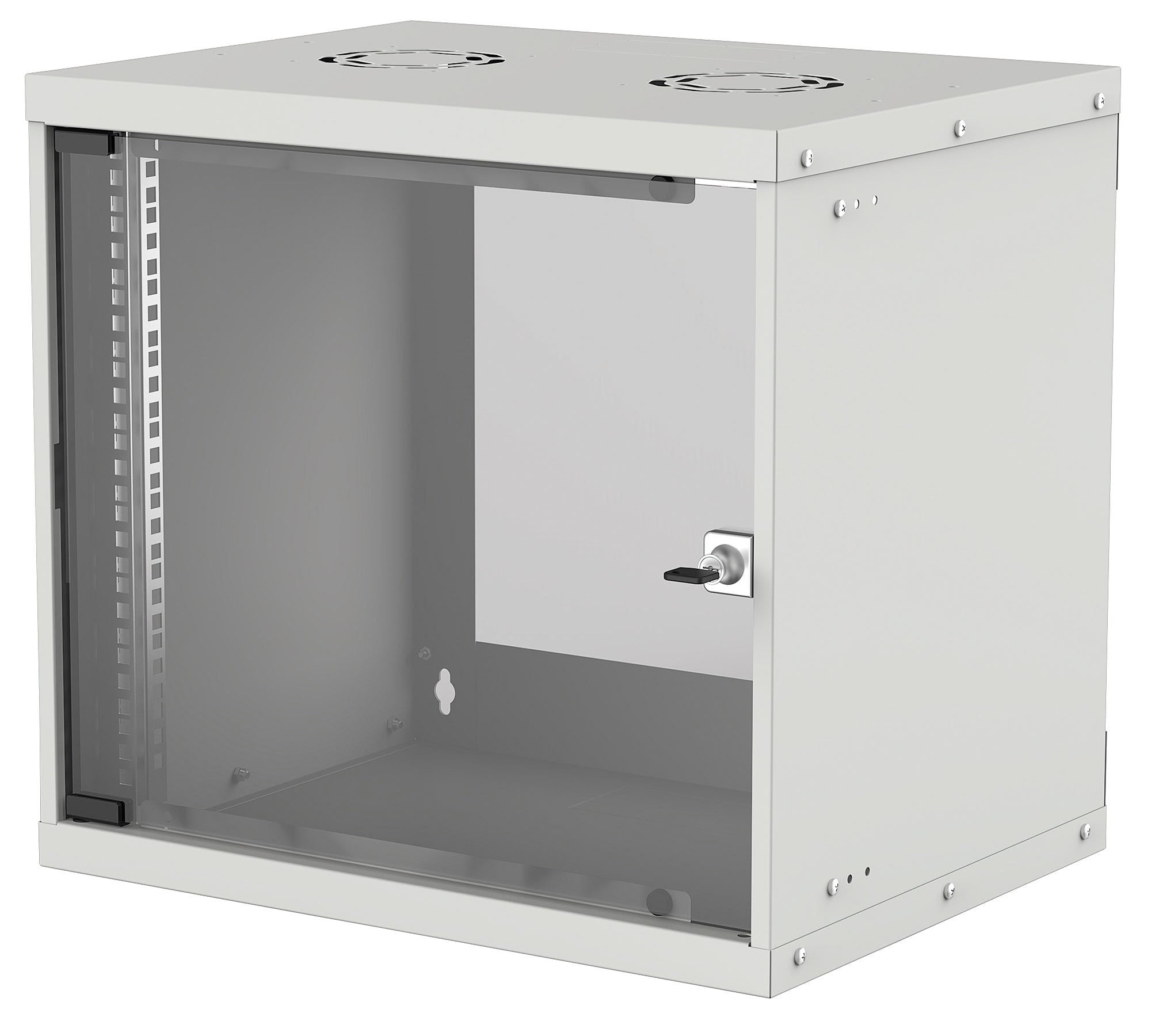Intellinet 714815 Armoire murale 9U 54/56 argent plat