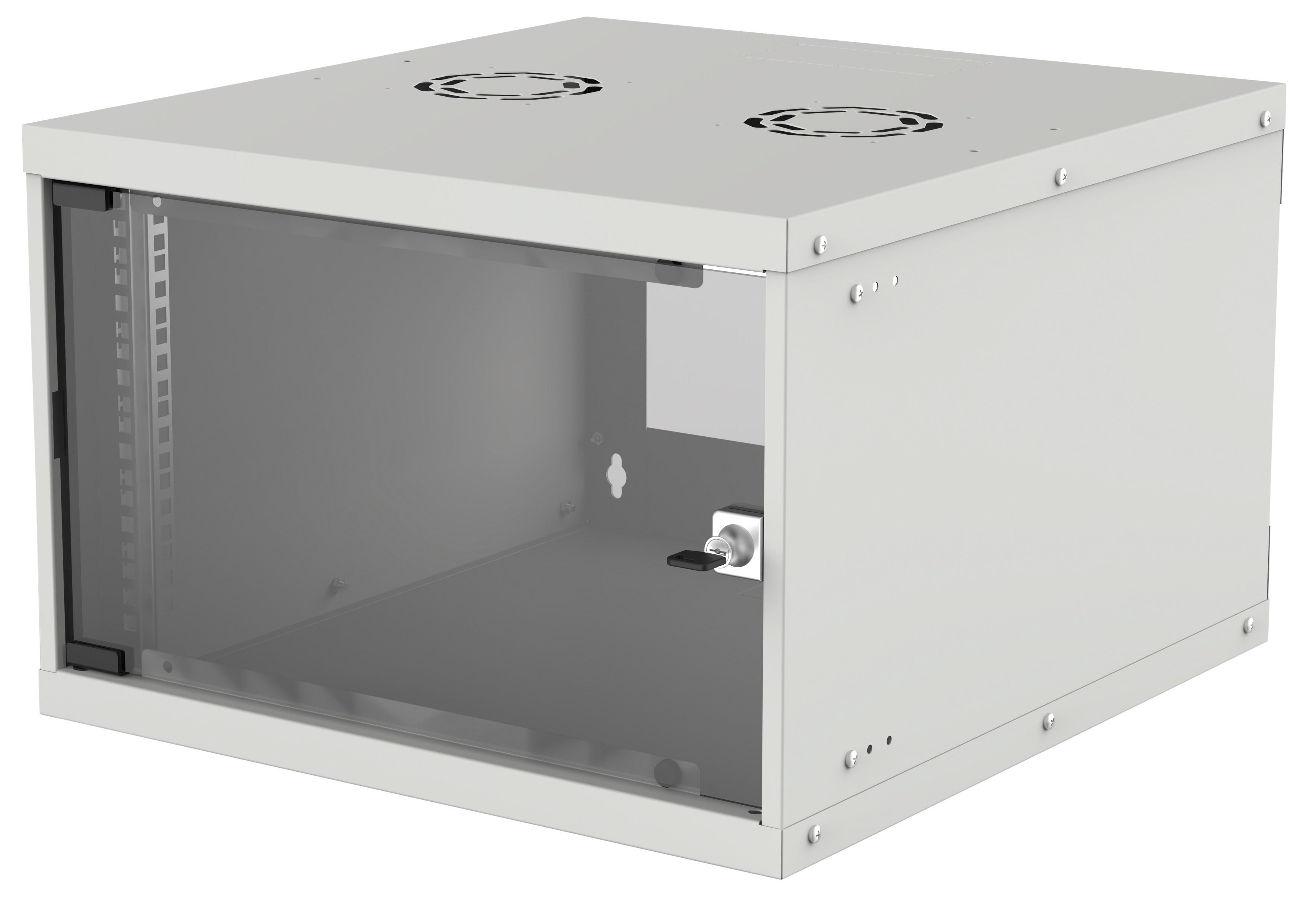 714150 - Rack monté sur le mur - 6U - 50 kg - 8,91 kg - Gris