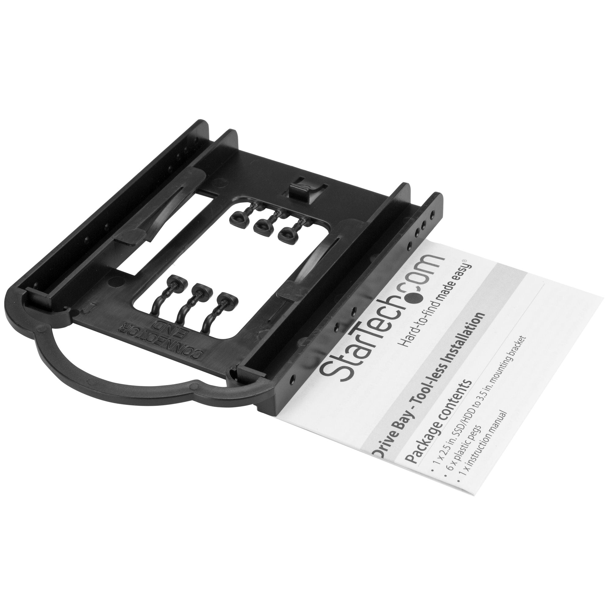 Tool-less 2.5" SSD HDD Mounting Bracket