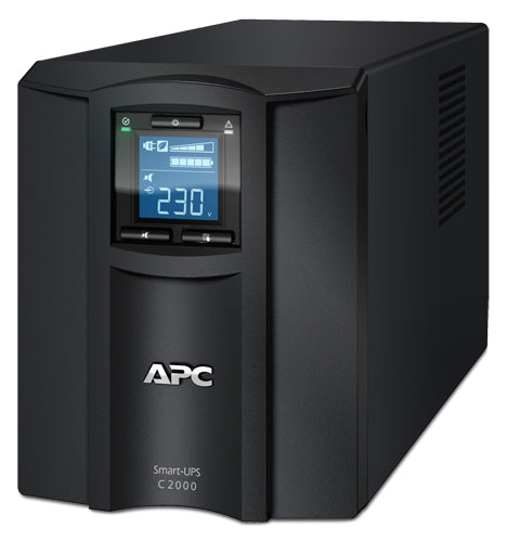 APC Smart-UPS C 2000VA LCD UPS AC 230V 1300Watt 2000VA USB output connectors 7 Black