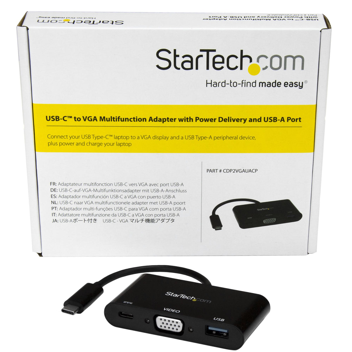 USB-C to VGA Multifunction Adapter - PD