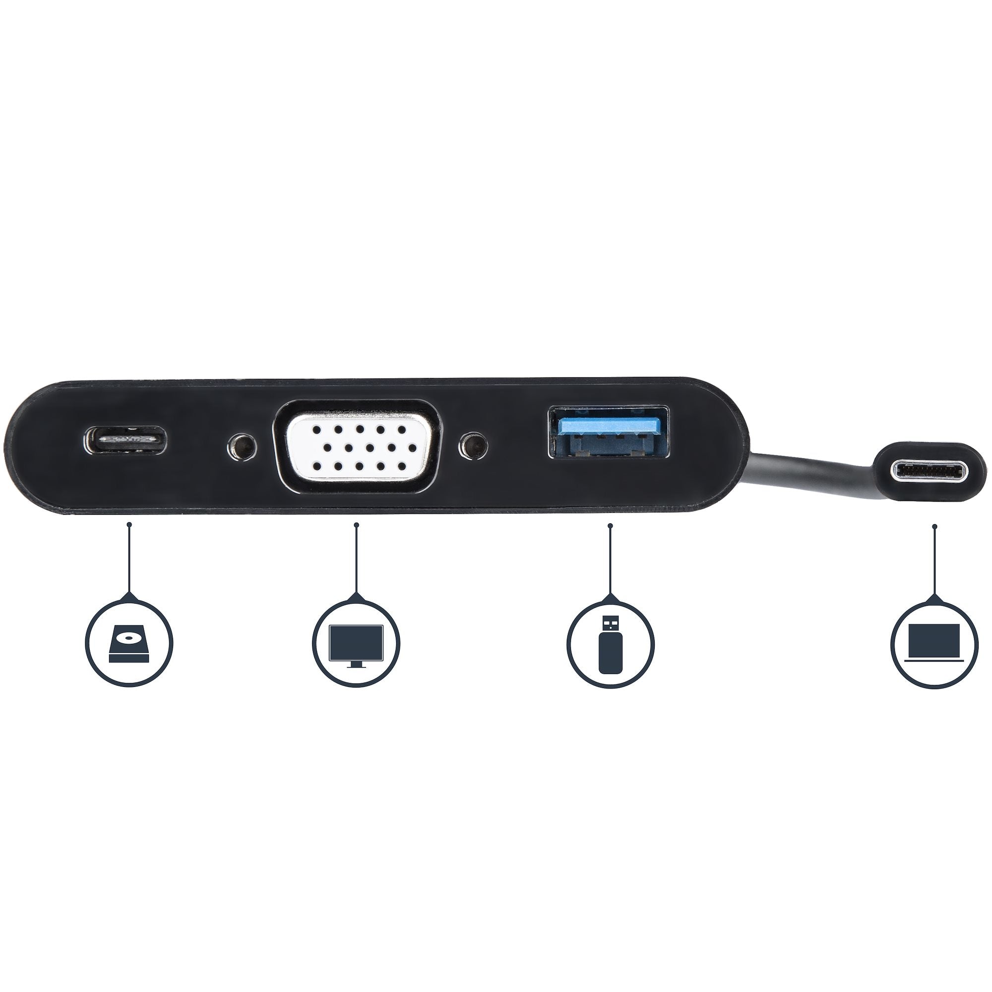 USB-C to VGA Multifunction Adapter - PD