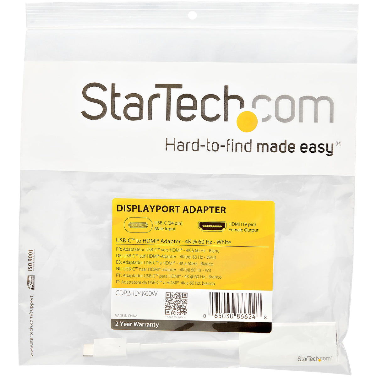 USB C to HDMI Adapter - 4K 60Hz