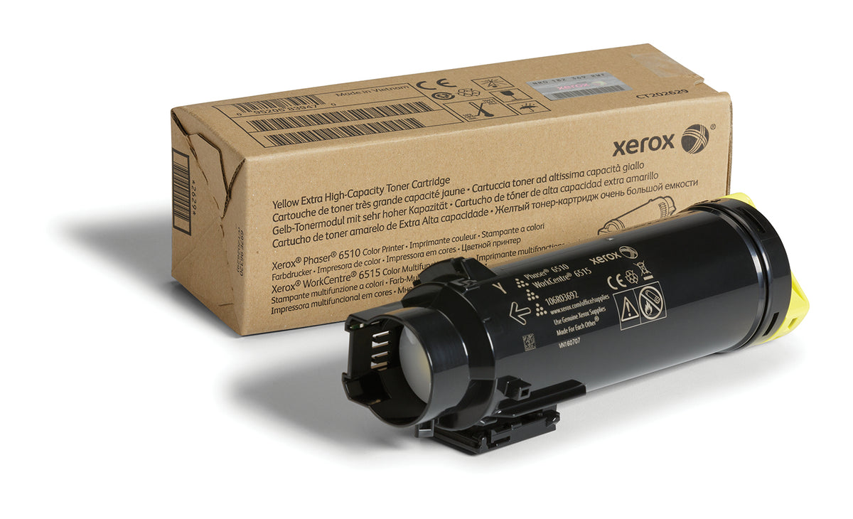 XEROX Toner Jaune Extra Haute Capacité 4.500 pages pour Phaser 6510 Workcentre 6515