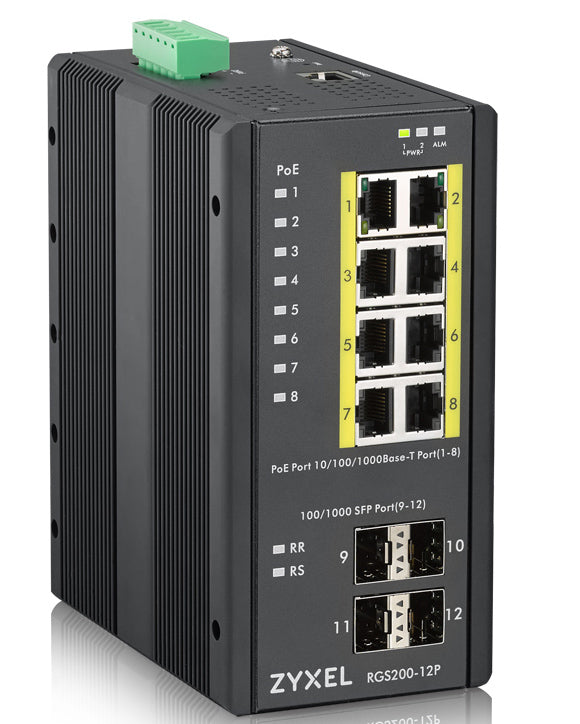 ZYXEL RGS200-12P MANAGED 240W POE SWITCH