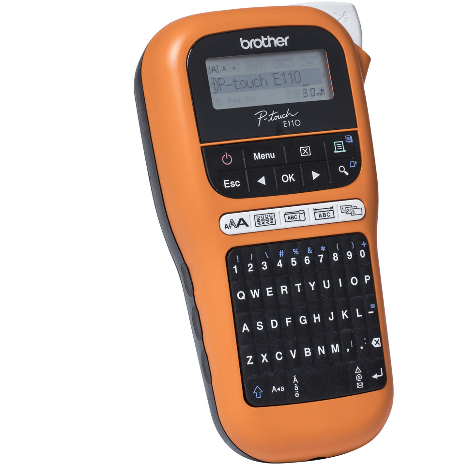 Brother PTE110VPYP1 imprimante pour étiquettes 180 x 180 DPI 20 mm/sec TZe QWERTY