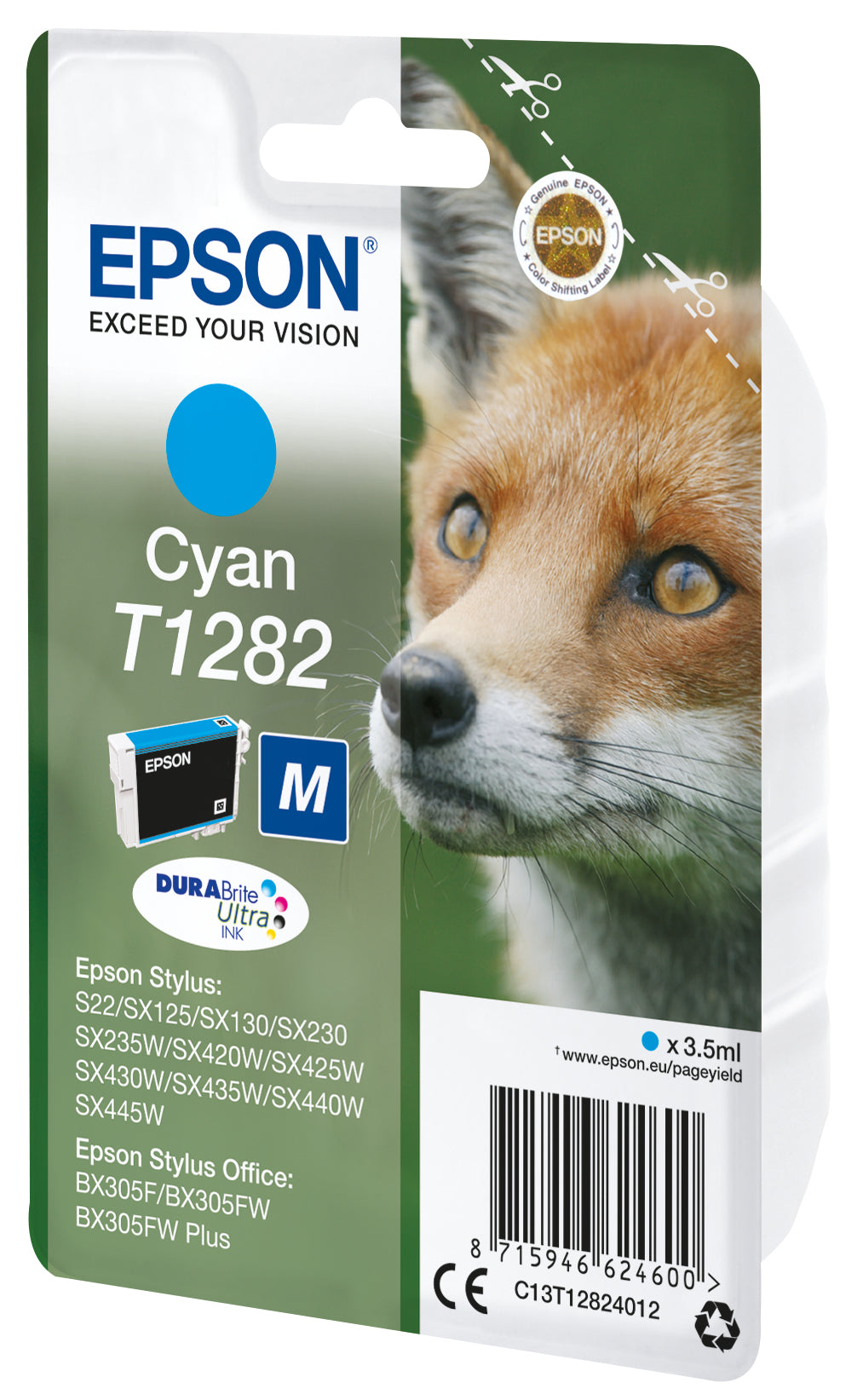Ink/T1282 Fox 3.5ml CY