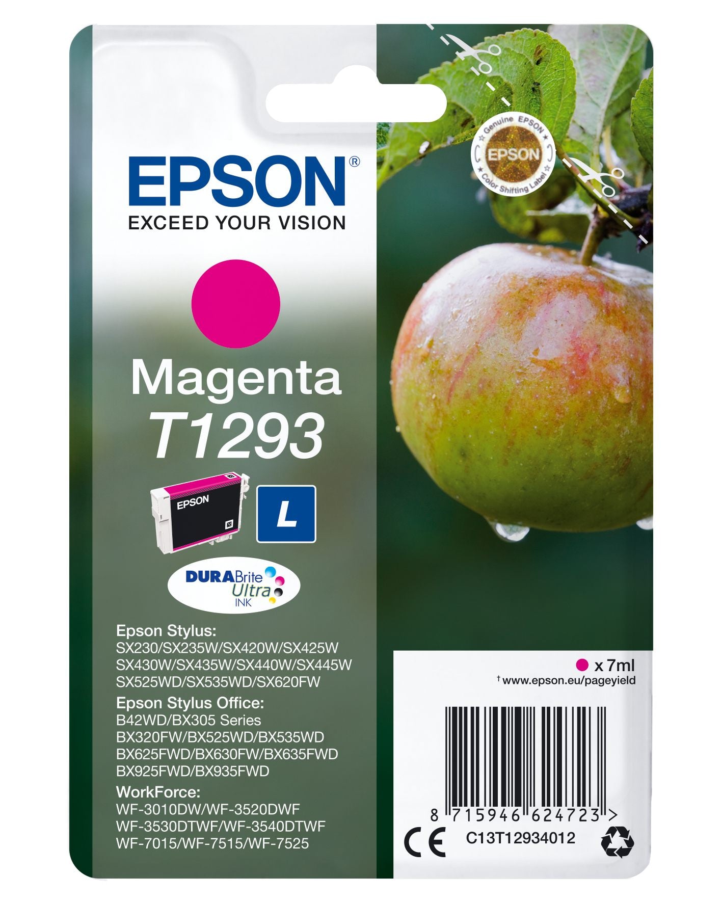 Ink/T1293 Apple 7ml MG SEC