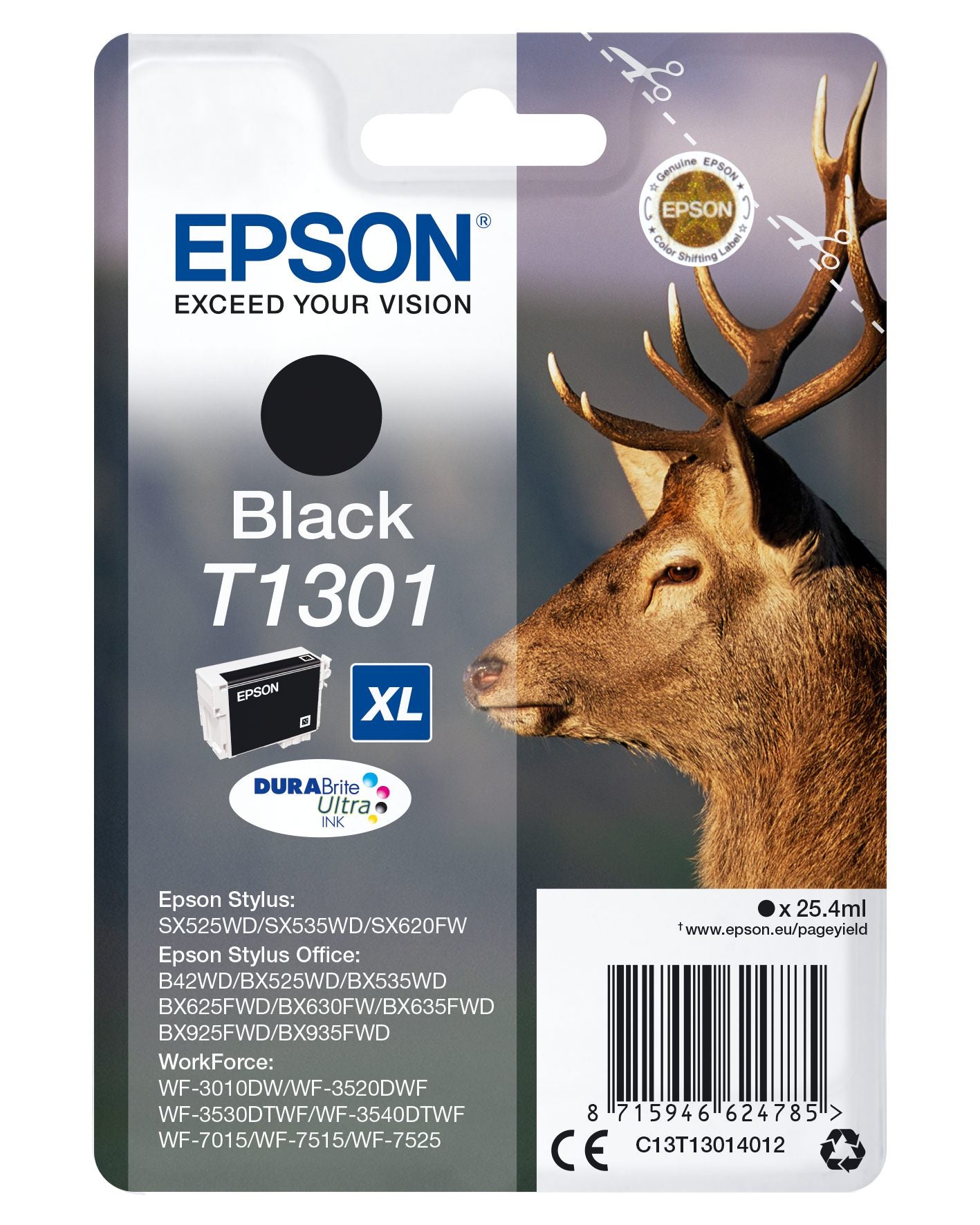 Ink/T1301 Stag XL 25.4ml BK