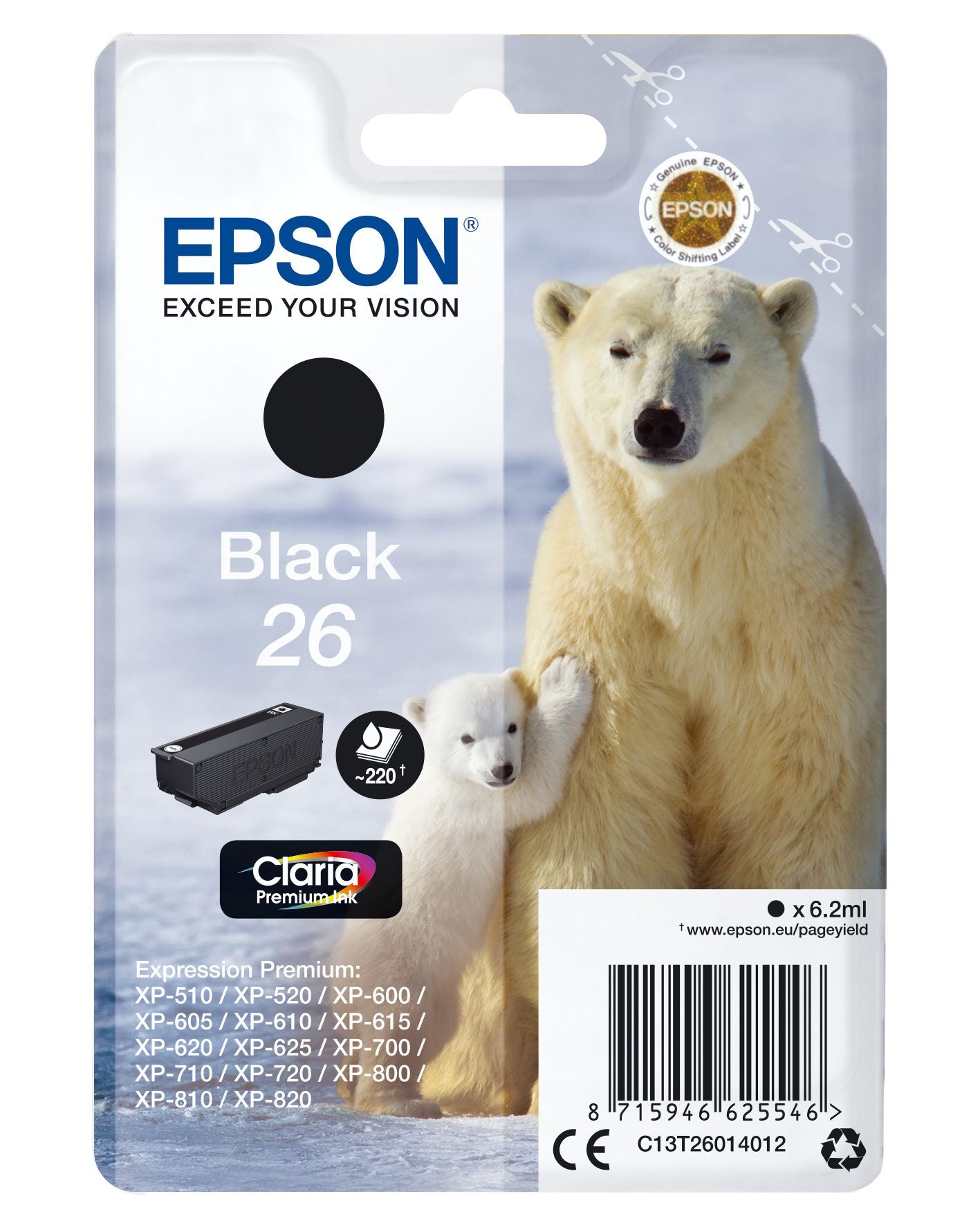 Ink/26 Polar Bear 6.2ml BK