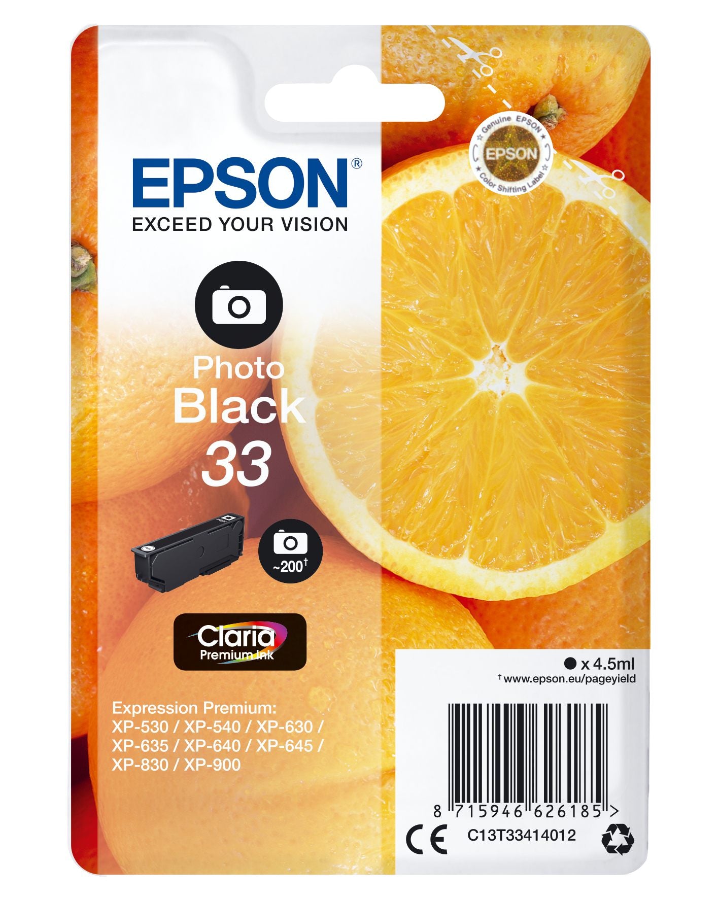 Ink/33 Oranges 4.5ml PBK SEC