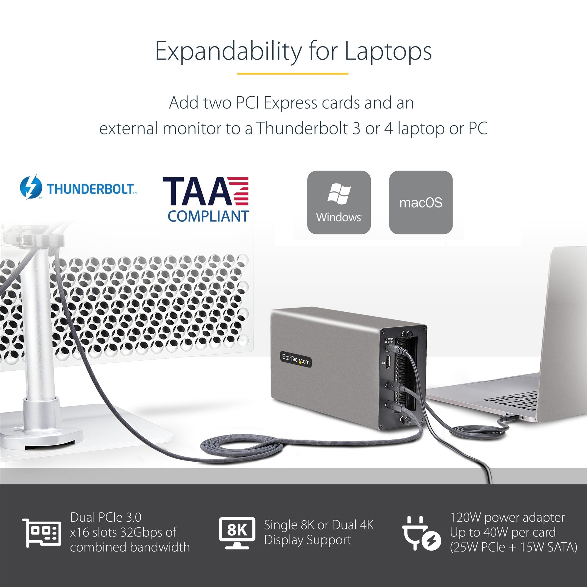 Thunderbolt 3 PCIe Enclosure Box