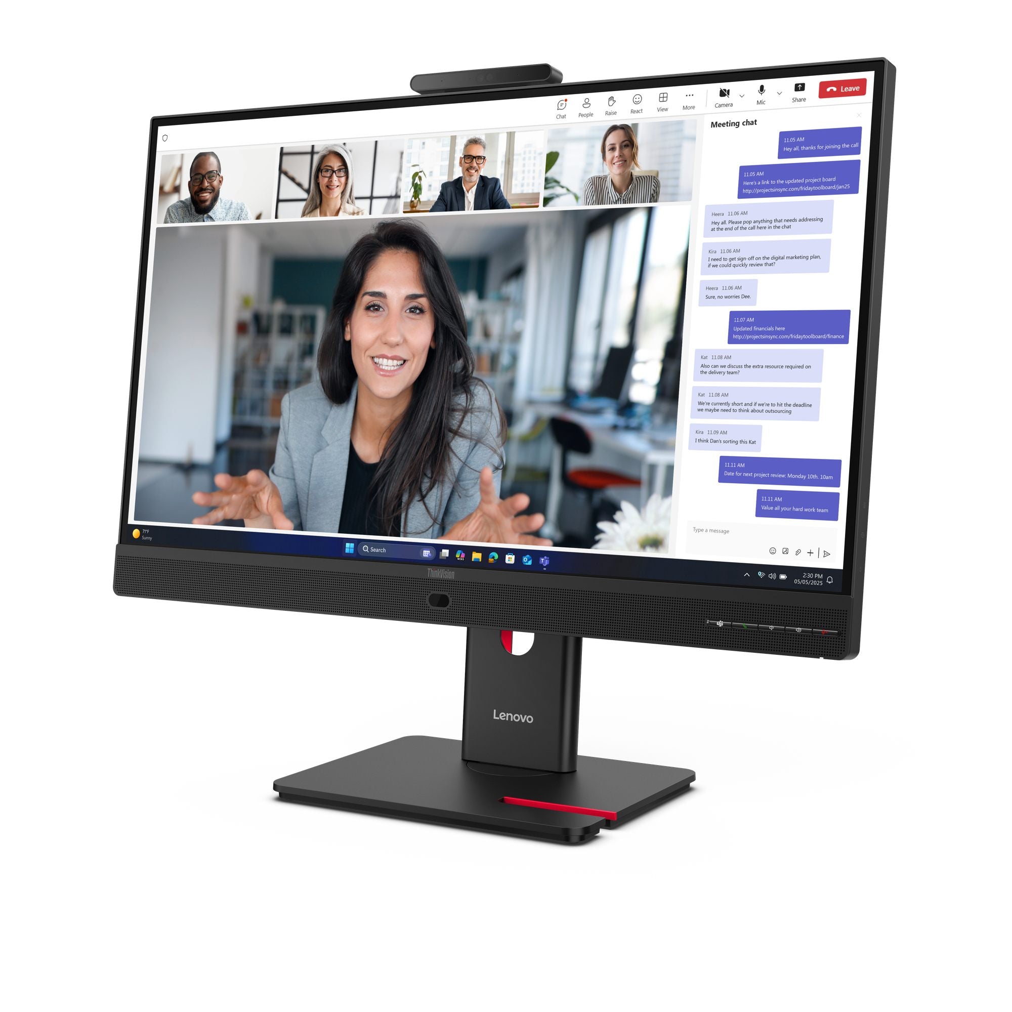 LENOVO ThinkVision T24-4v 23.8p IPS FHD 16:9 120Hz 250 cd/m2 4ms HDMI DP VGA