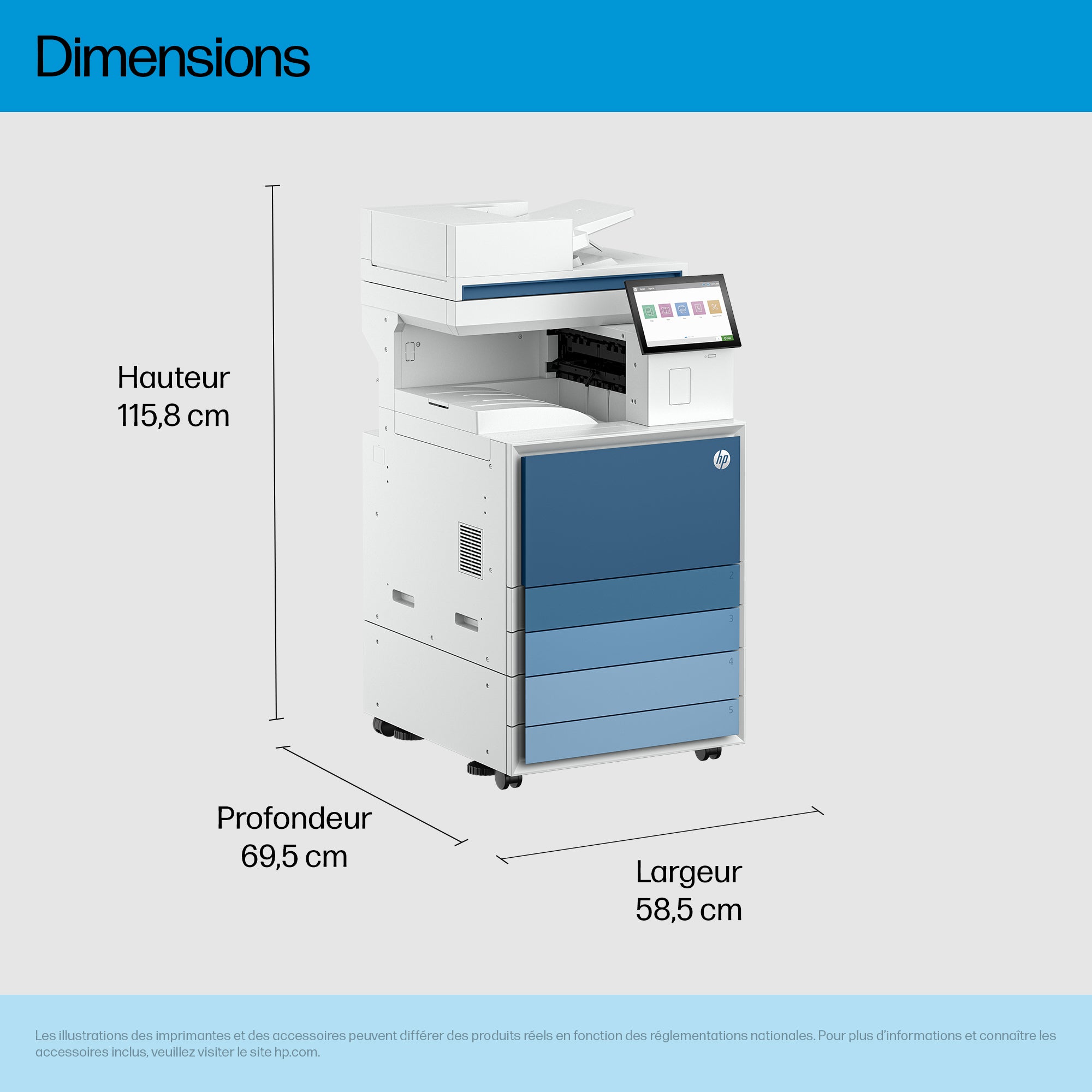 HP LaserJet Ent MFP 8601DN Printer EU