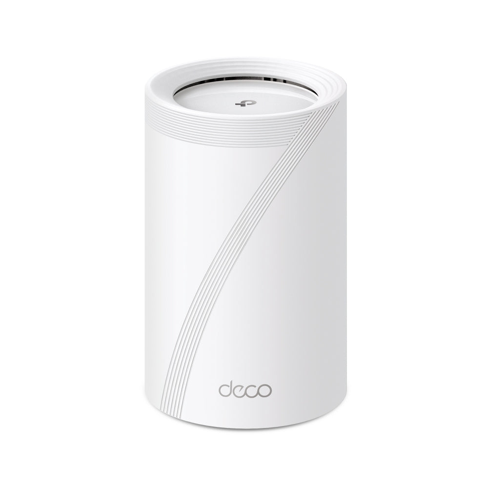 TP-LINK BE9300 Whole Home Mesh Wi-Fi 7 Unit Tri-Band 574Mbps at 2.4GHz + 2880Mbps at 5GHz + 5760Mbps at 6GHz Internal Antennas