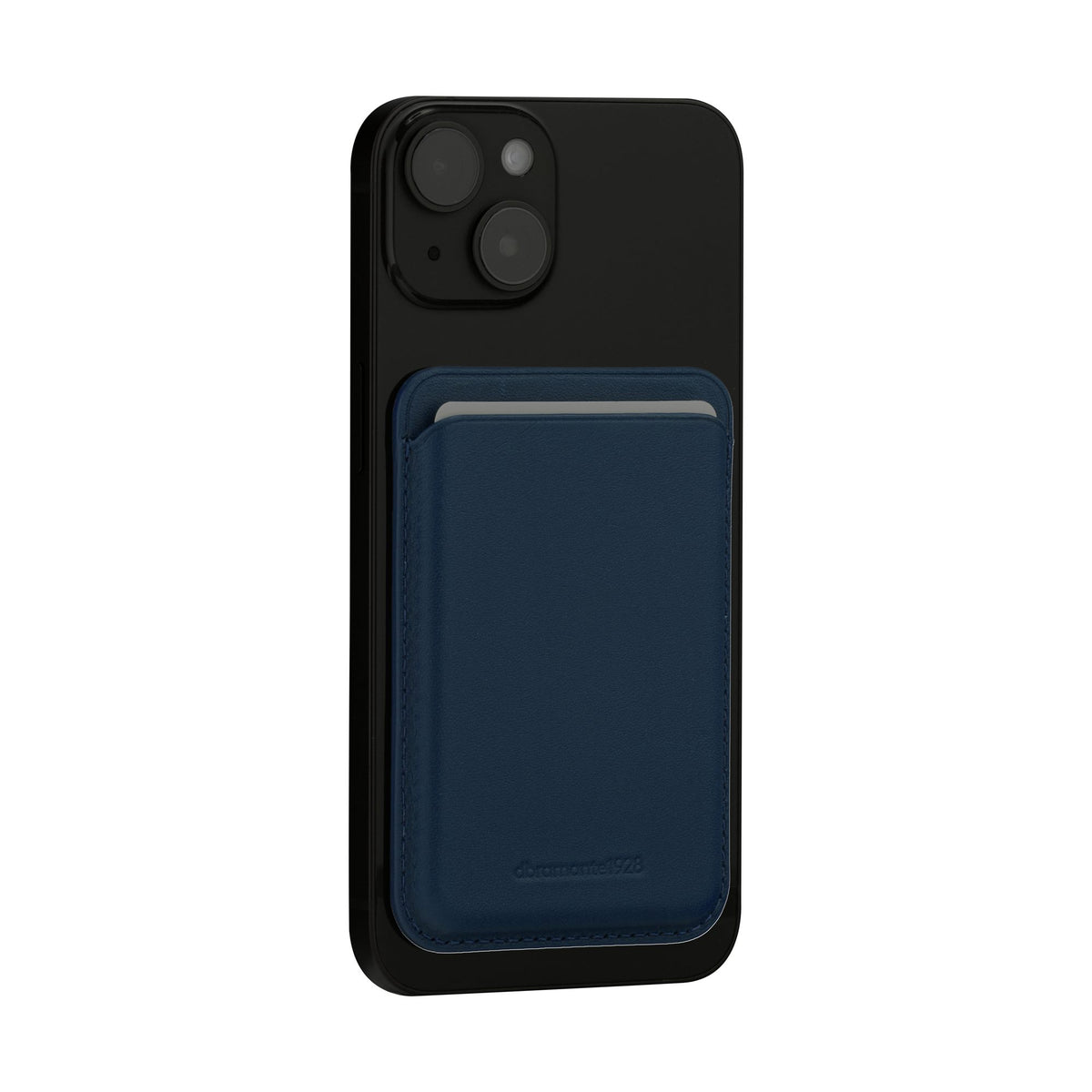 Leather wallet with MagSafe Blue