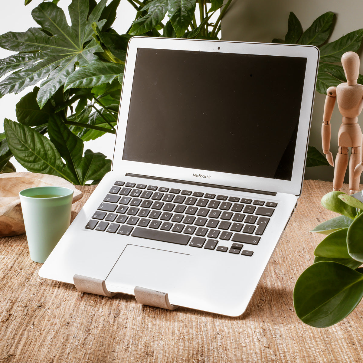 R-GO TOOLS Support pour PC et tablette Treepod, chêne