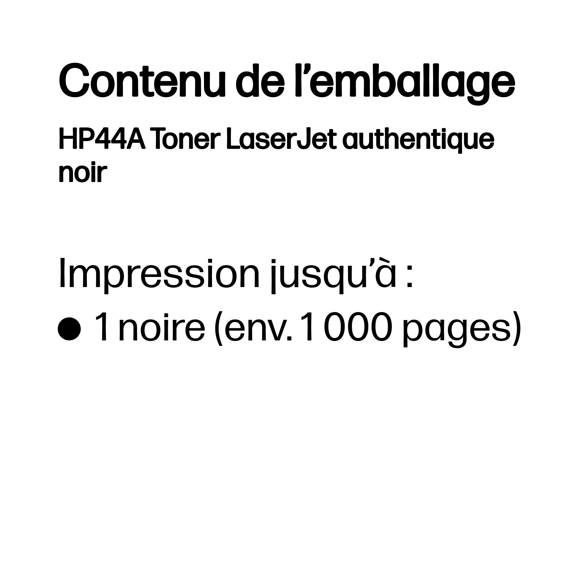 HP 44A Original LaserJet Toner Cartridge