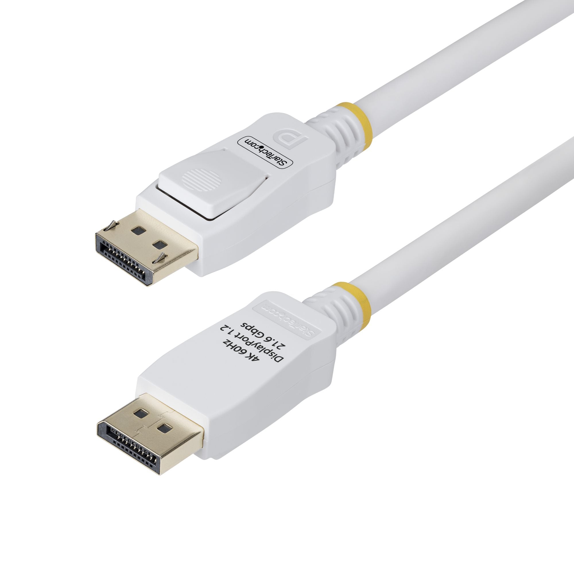 10ft White VESA Certified DP 1.2 Cable