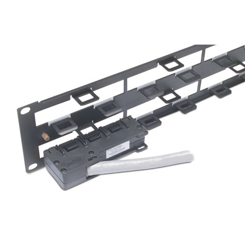 APC Data Distribution Cable 2U Panel Holds 8 each Data Distribution Cables for a Total of 48 Ports