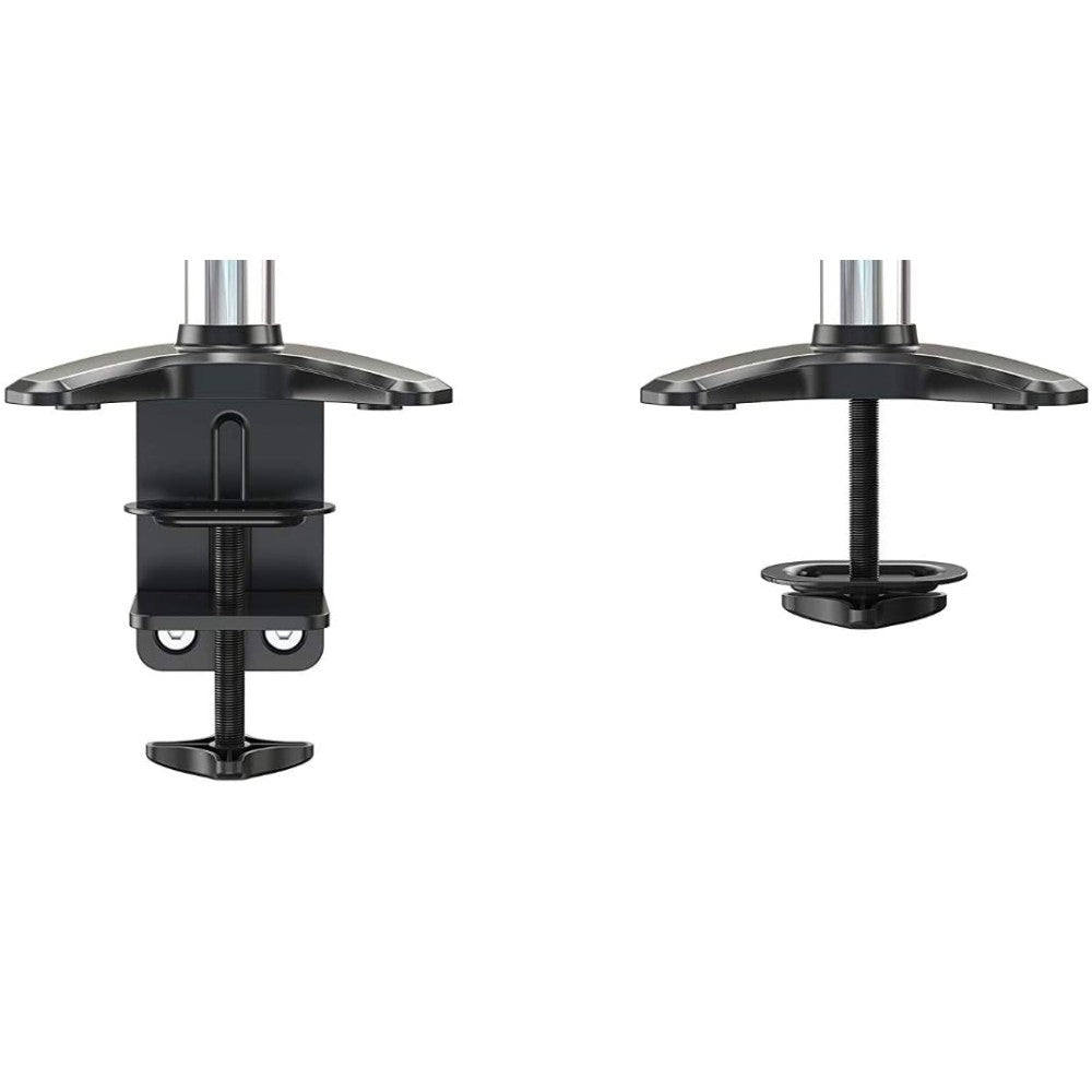 "Support de moniteur Techly ICA-LCD 111-BK 15-27"" LCD 8kg a ressort a gaz rotatif de bureau"