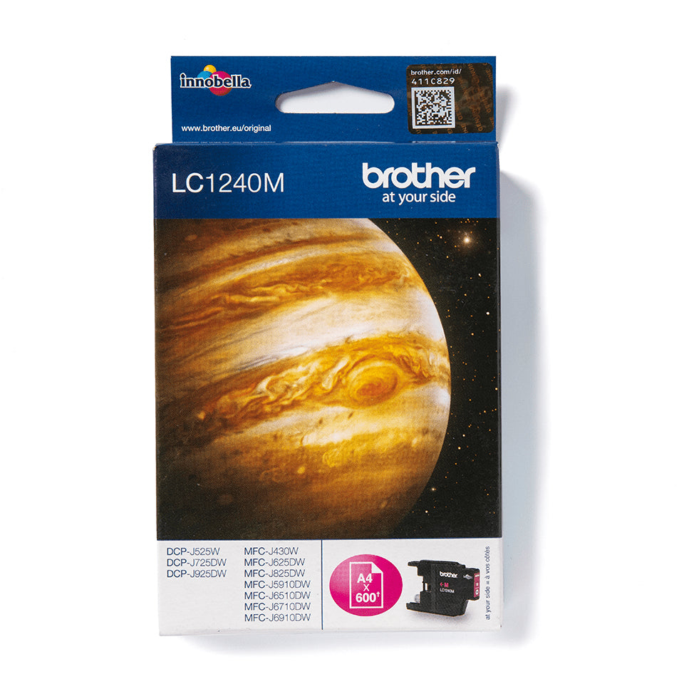 BROTHER LC-1240 cartouche d encre magenta haute capacité 600 pages pack de 1