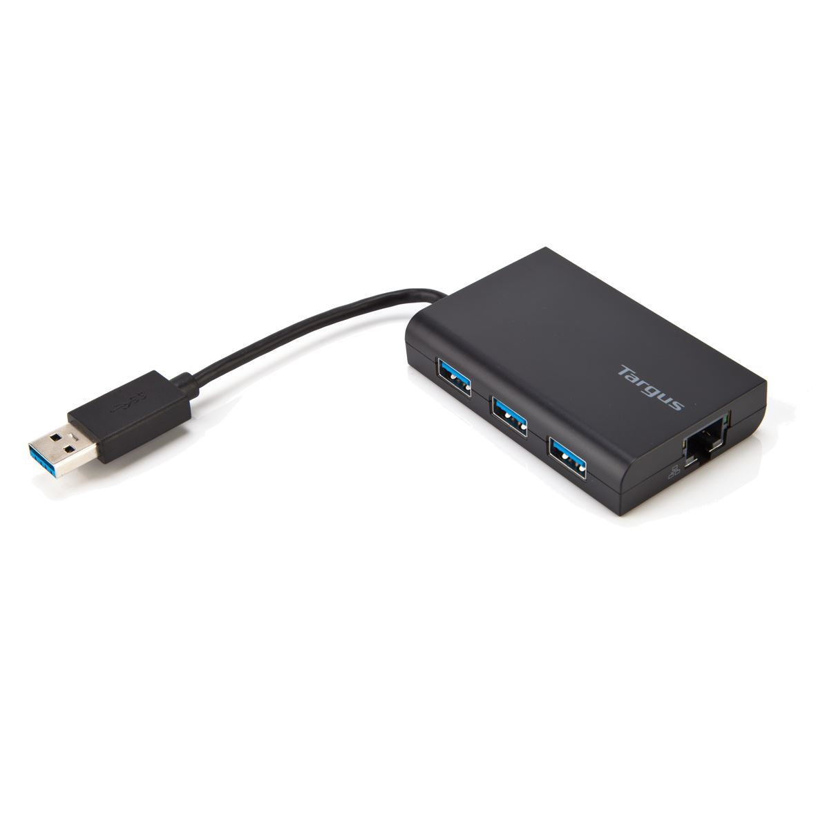 TARGUS Concentrateur USB 3.0 - 3 Ports + 1 Port Gigabit Ethernet  - Noir
