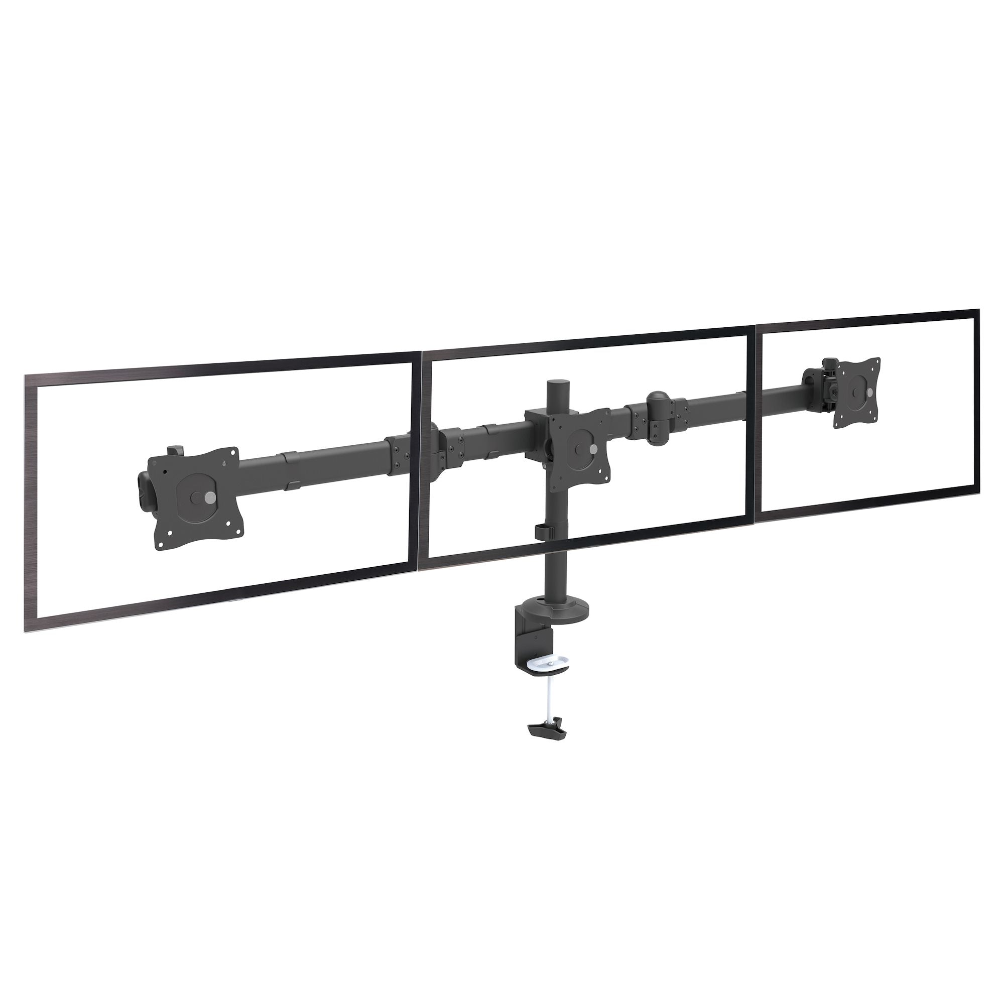 Monitor Arm - Triple - Deskmount - Steel