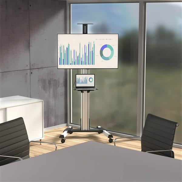 TV Cart Height Adjustment - 32-70" TV