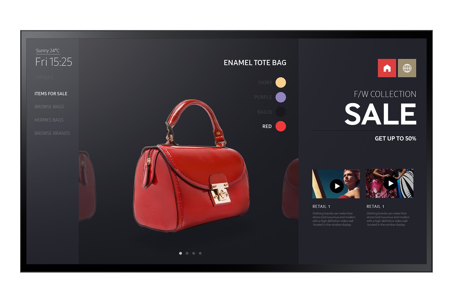 SAMSUNG- Écran tout-en-un tactile 55" PM55F-BC