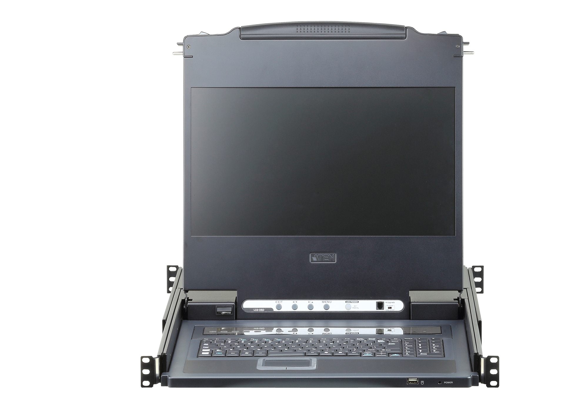 "ATEN CL6708MW-ATA-AG support d'ordinateurs 43,9 cm (17.3"") 1920 x 1080 pixels Métal, Plastique Noir 1U"