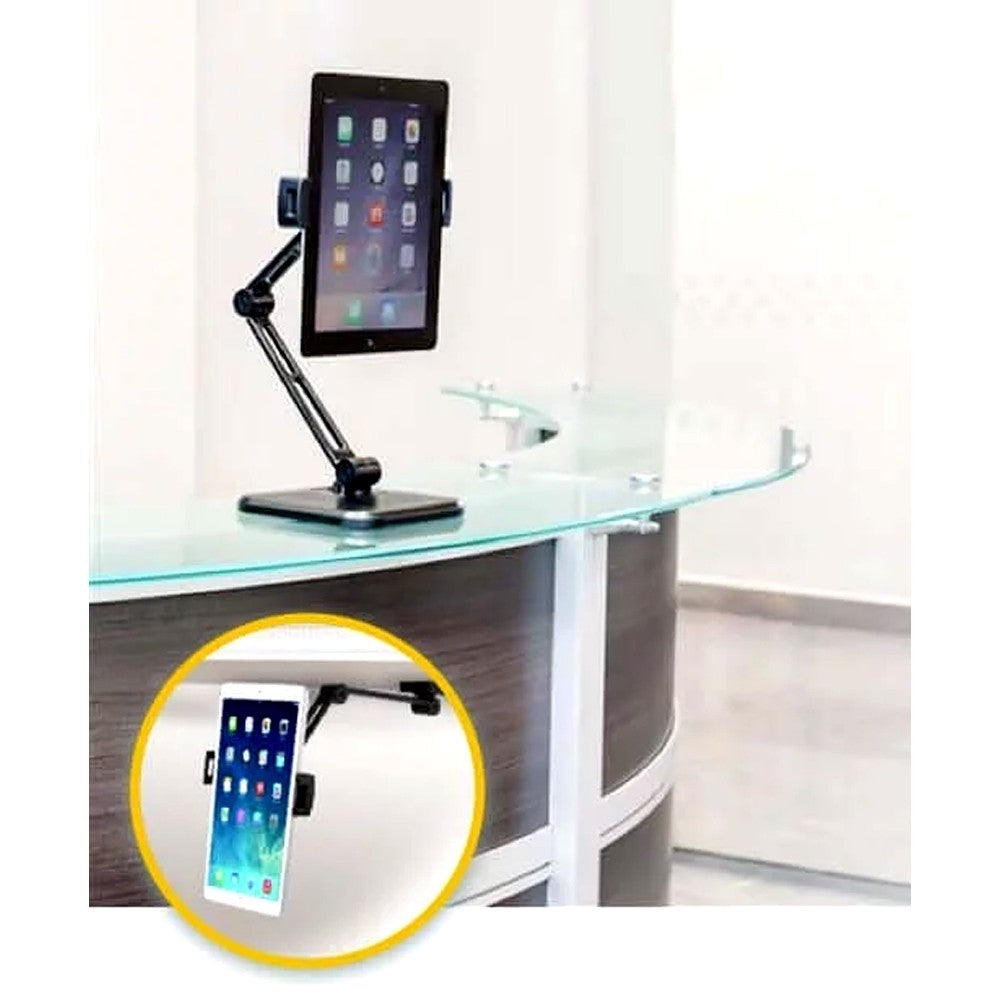 "Techly ICA-TBL 2801 Support de tablette réglable 4.7-12"" a poser ou a fixer au mur"
