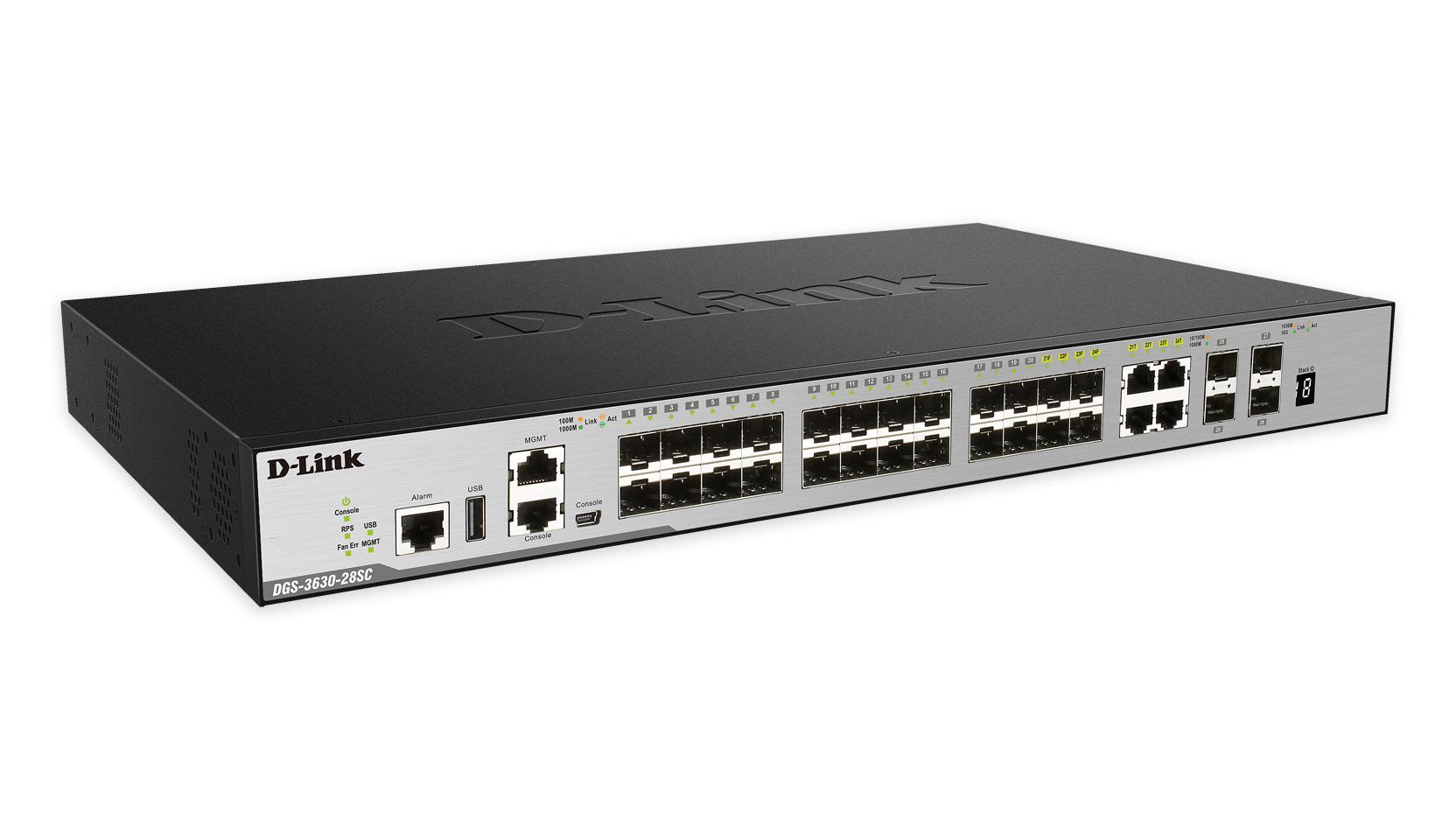 D-LINK DGS-3630-28SC/SI/E 28-Port Layer 3 Fiber Gigabit Stack Switch SI