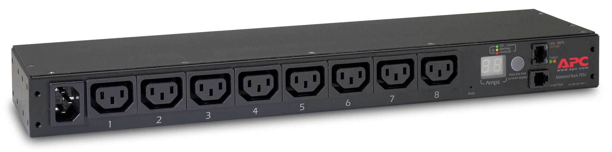 APC Rack PDU Metered 1U 10A 230V 8C13