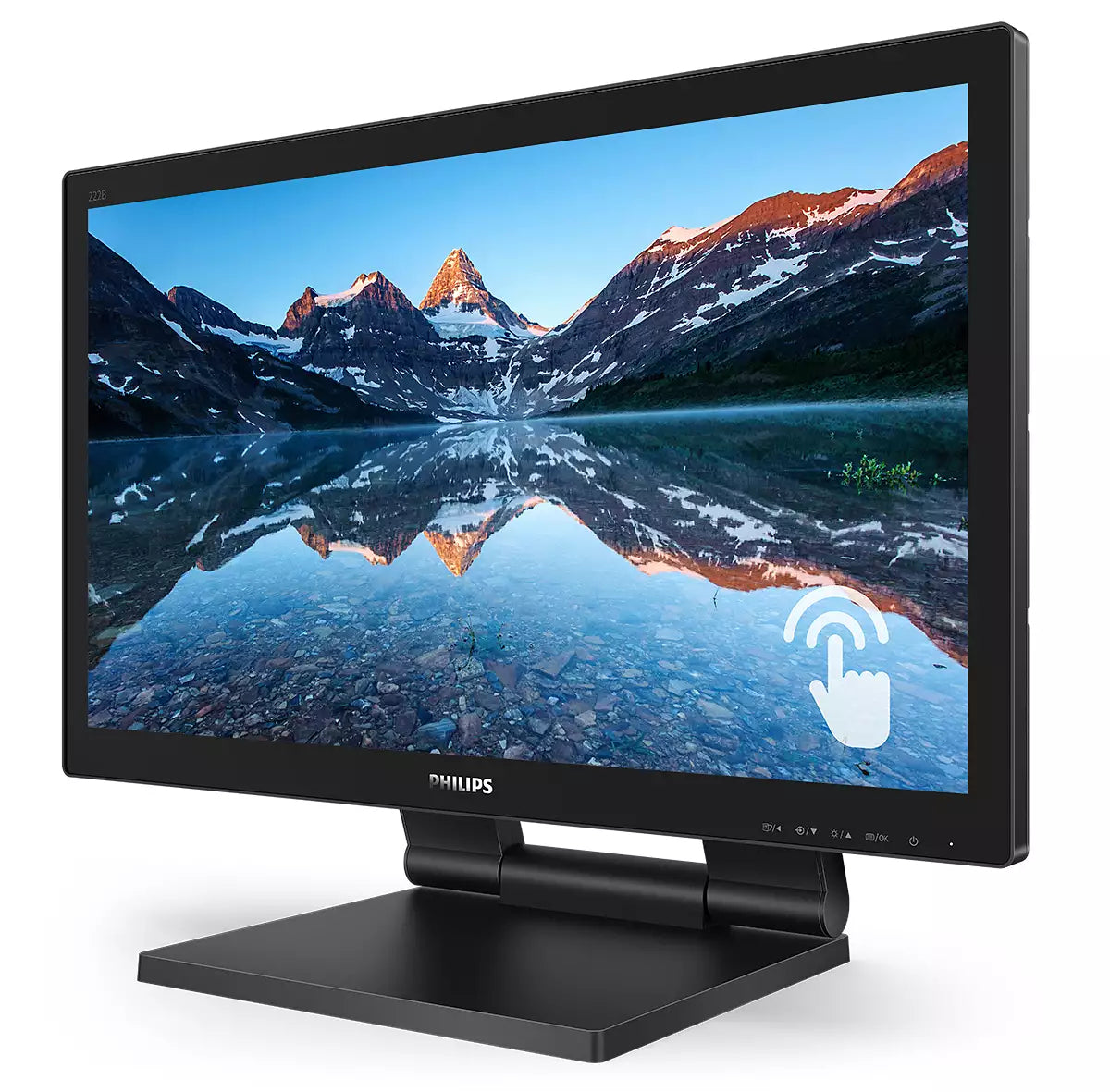 PHILIPS 222B9TA 21.5p FHD Touch 16:9 VA 60Hz HAS 184 D-SUB DVI HDMI 1.4 DP 1.2
