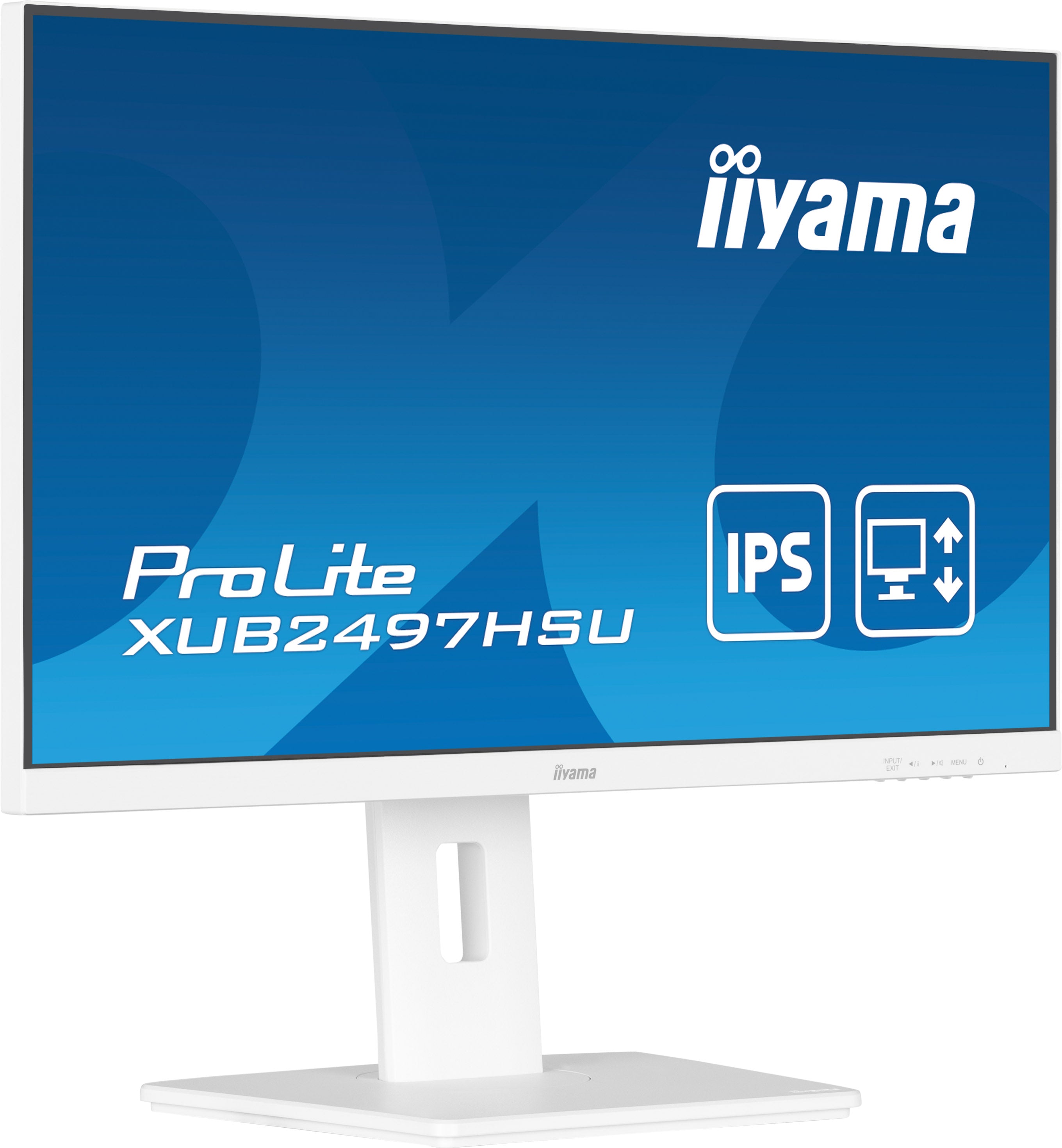 "iiyama ProLite XUB2497HSU-W2 écran plat de PC 60,5 cm (23.8"") 1920 x 1080 pixels Full HD LED Blanc"
