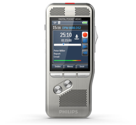 PHILIPS PocketMemo DPM8100 : Enregistreur vocal, argent