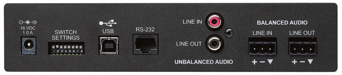 Vaddio audio conferencing bridge Black Ethernet LAN 20 - 20000 Hz