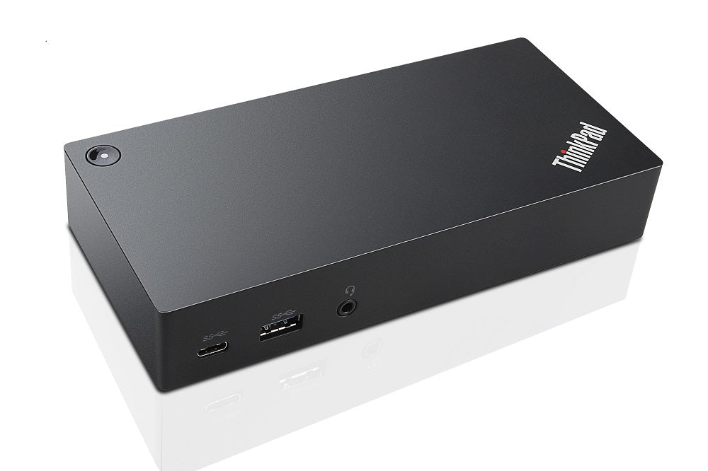 Lenovo 40A90090EU station d'accueil Avec fil USB 3.2 Gen 1 (3.1 Gen 1) Type-C Noir
