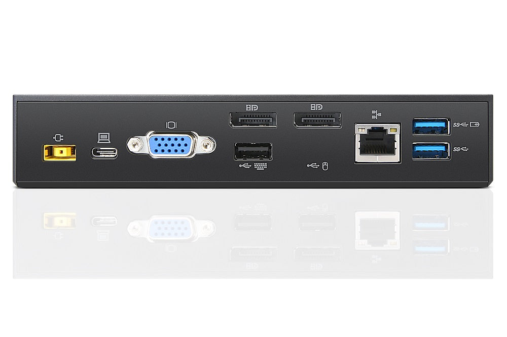 Lenovo 40A90090EU station d'accueil Avec fil USB 3.2 Gen 1 (3.1 Gen 1) Type-C Noir