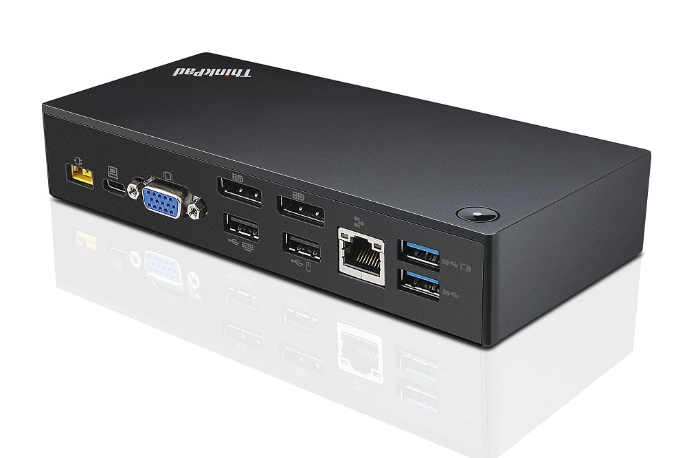 Lenovo 40A90090EU station d'accueil Avec fil USB 3.2 Gen 1 (3.1 Gen 1) Type-C Noir