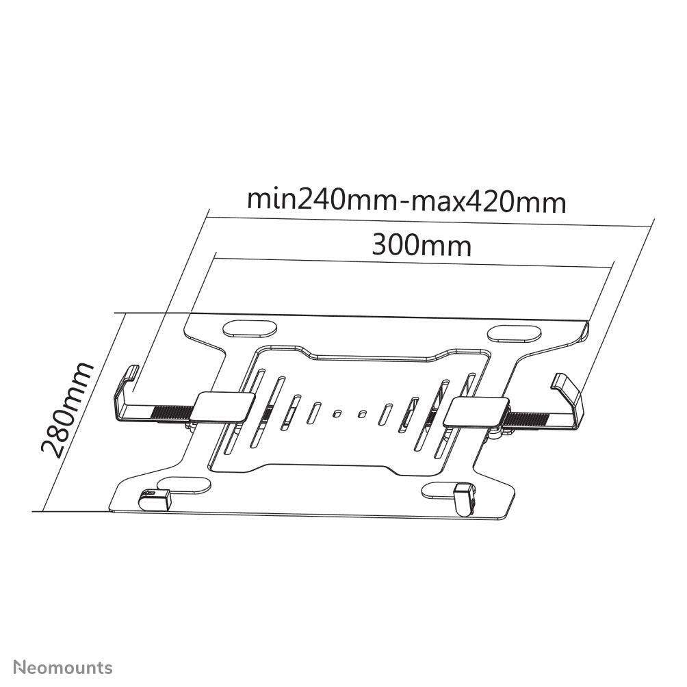 NEOMOUNTS NOTEBOOK-V200 Support dordinateur portable 10-15p - VESA - universel