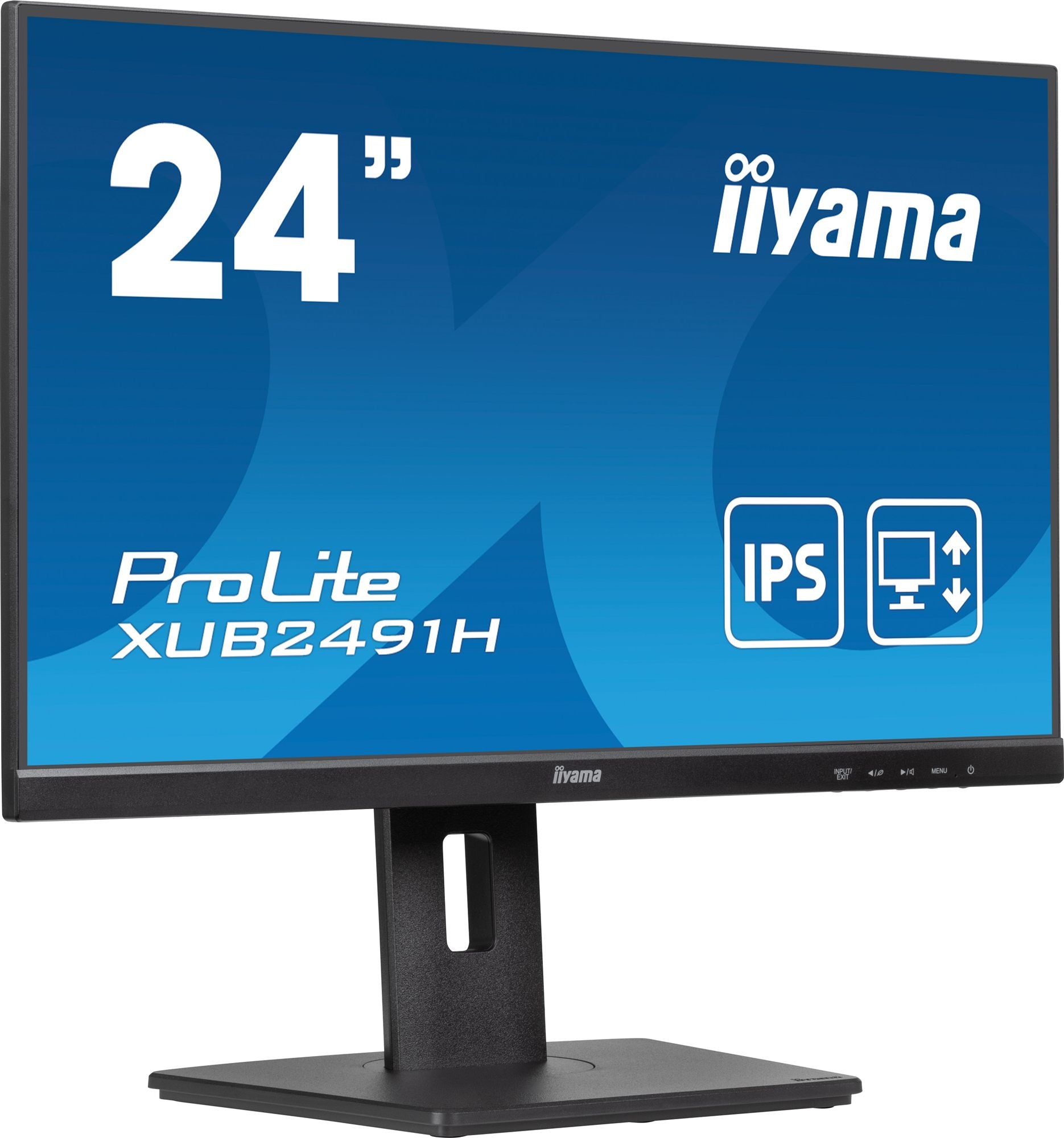 "iiyama XUB2491H-B1 24"" IPS FHD 100Hz 300cd/m2 4ms HDMI DP 15cm Support réglable en hauteur"
