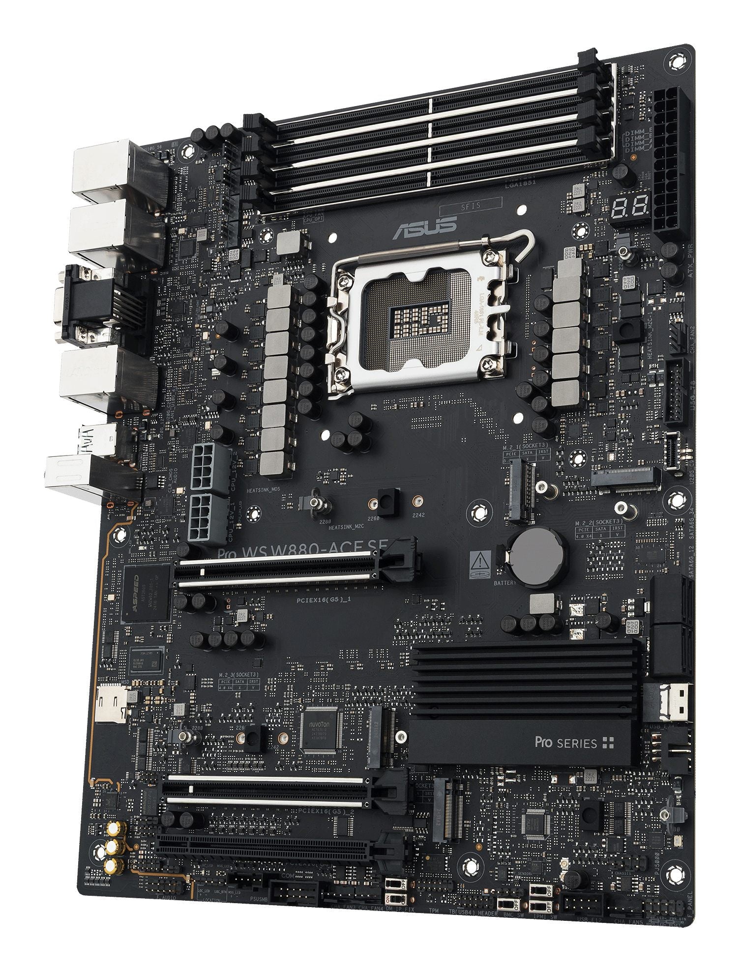 ASUS PRO WS W880-ACE SE LGA1851 WS MB 4xDDR5