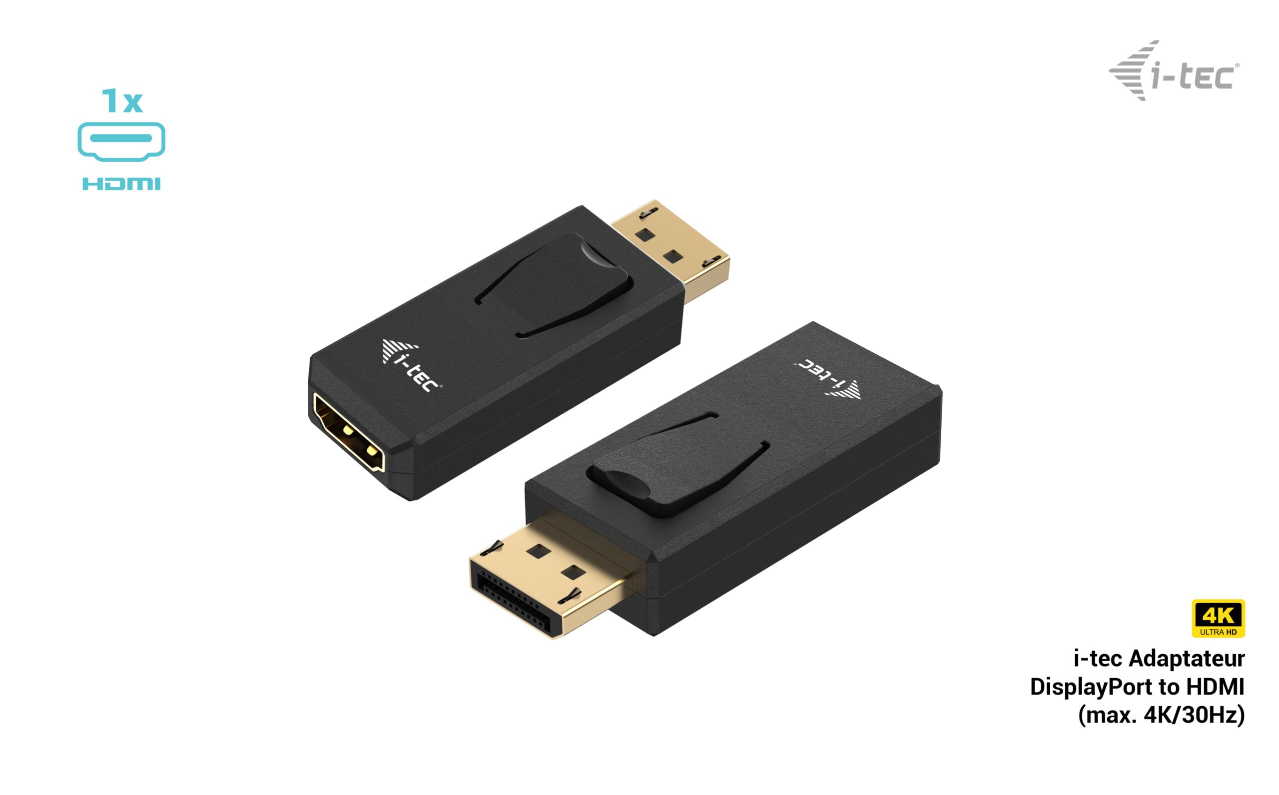 I-TEC Passive Adapter DisplayPort to HDMI Resolution 4K/30Hz
