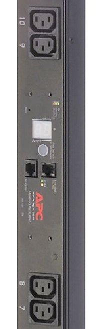 APC Metered Rack PDU AP7850B Rack AC 230V input IEC 60320 C14 output connectors 16 power IEC 60320 C13 0U 3m cord