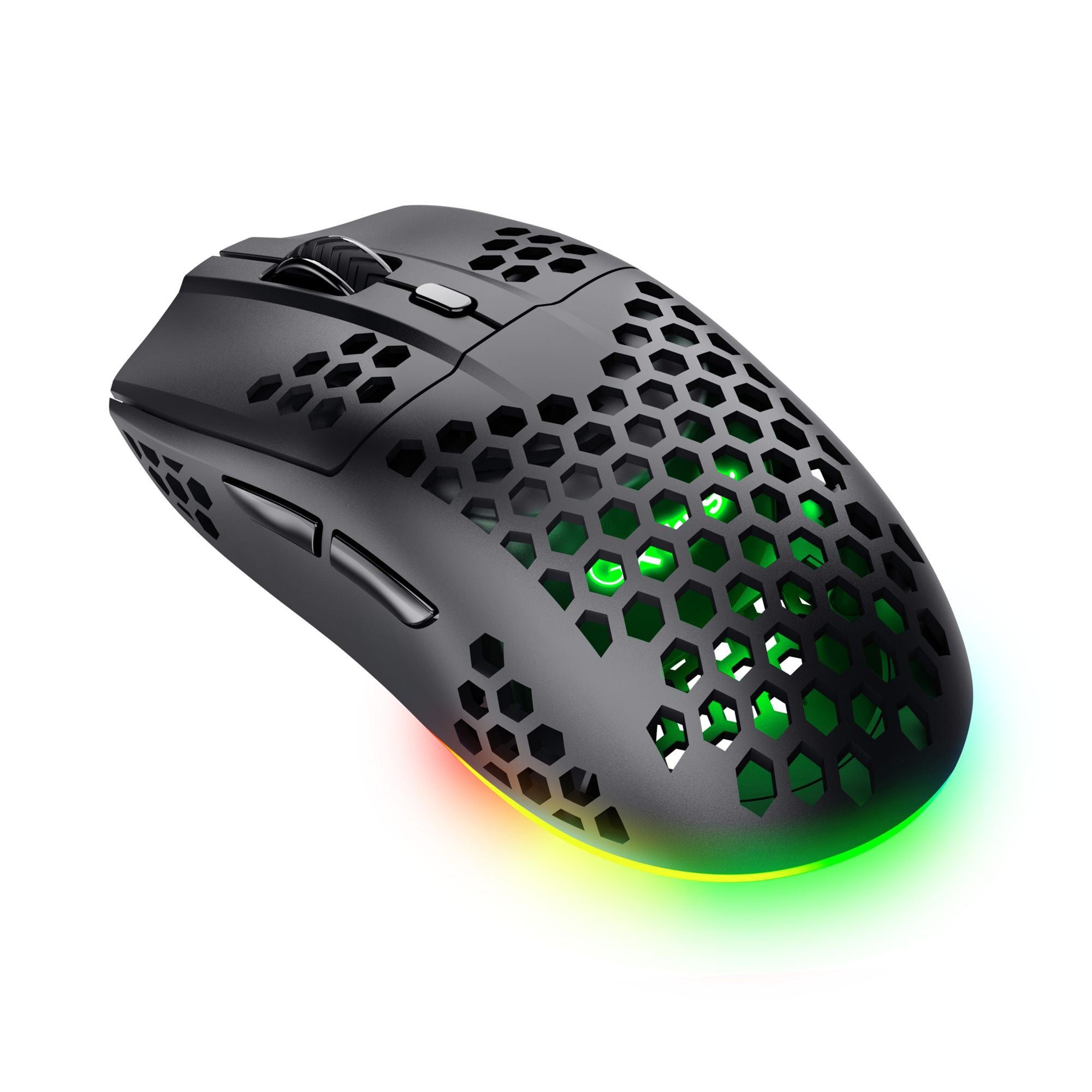 TRUST Souris gaming sans fil HELOX ultra légére - Noire