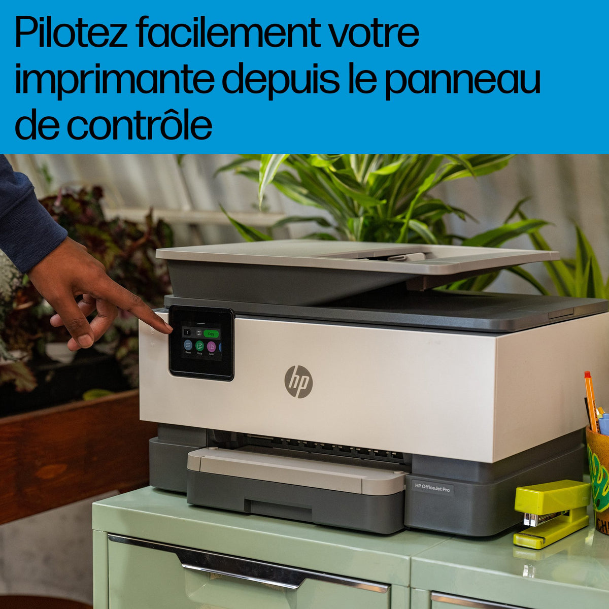 HP Officejet Pro 9125e All-in-One MFP colour inkjet A4 21ppm Copy 22ppm Print 250sheets Wi-Fi LAN USB Bluetooth Crater Lake blue