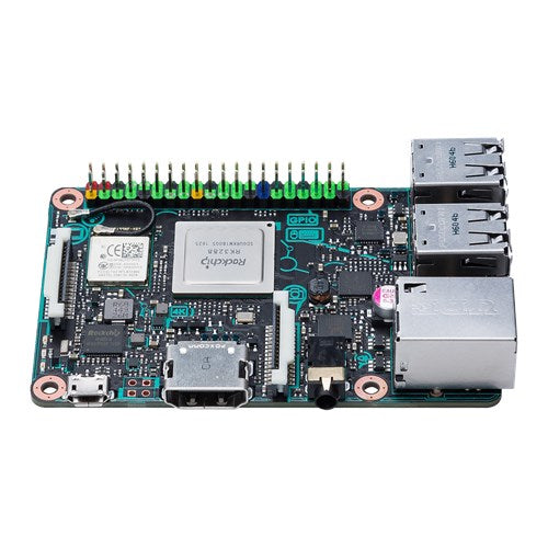 ASUS Tinker Board Rockchip RK3288 ARM Mali-T764 GPU 2xDDR3 4xUSB 2.0 Debian OS